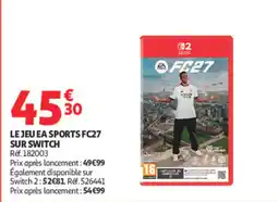Auchan EA SPORTS FC27 offre