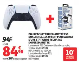 Auchan PS5 Dualsense offre