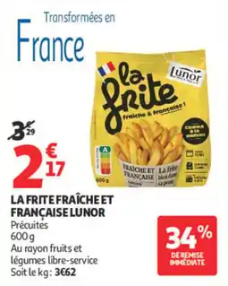 Auchan Lunor La frite offre