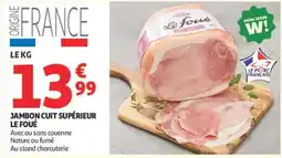 Auchan Le Foué Jambon Cuit Supérieur offre