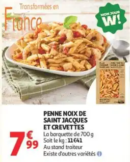 Auchan PENNE NOIX DE SAINT JACQUES ET CREVETTES offre