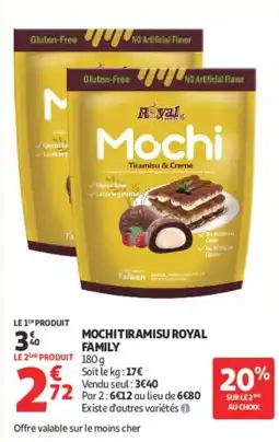 Auchan Royal Family Mochi offre