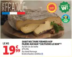 Auchan SAINT NECTAIRE FERMIER AOP offre