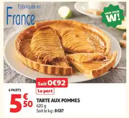 Auchan TARTE AUX POMMES offre