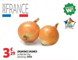 Auchan OIGNONS JAUNES offre
