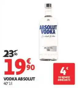 Auchan ABSOLUT VODKA offre