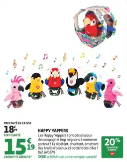 Auchan HAPPY YAPPERS offre