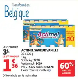 Auchan Actimel offre