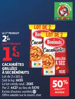Auchan Benenuts Cacahuètes offre