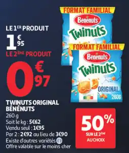 Auchan Benenuts Twinuts Original offre