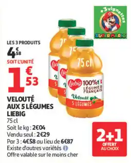 Auchan Liebig Velouté 5 Légumes offre