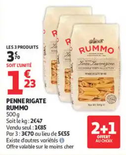 Auchan RUMMO PENNE RIGATE offre