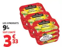 Auchan CONNETABLE Sardines Généreuses offre