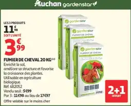 Auchan gardenstar FUMIER DE CHEVAL offre