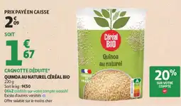 Auchan Céréal BIO Quinoa au naturel offre