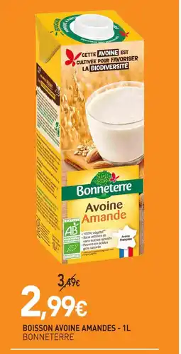 naturéO Bonneterre boisson avoine amandes offre