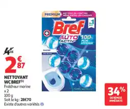 Auchan Bref NETTOYANT WC offre