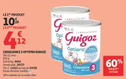 Auchan Guigoz Optipro Croissance 3 offre