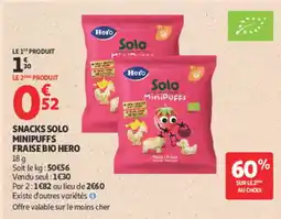 Auchan Hero Solo MiniPuffs offre