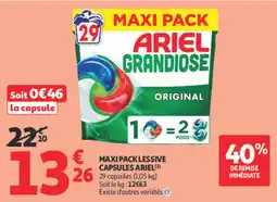 Auchan ARIEL GRANDIOSE offre