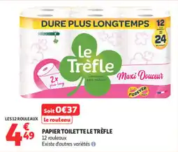 Auchan Le Trèfle Papier Toilette offre