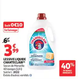 Auchan CHANTECLAIR Lessive liquide offre