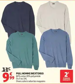 Auchan INEXTENSO PULL HOMME offre