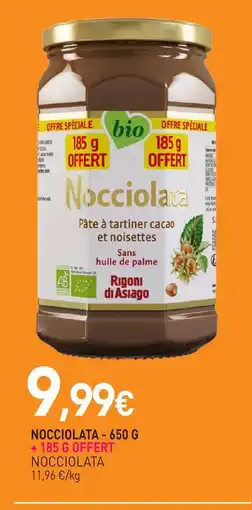 naturéO Nocciolata - 650 g offre