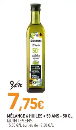 naturéO Quintesens mélange 6 huiles + 50 ans - 50 cl offre