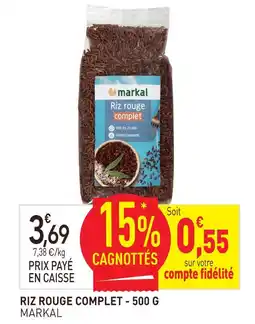naturéO Markal riz rouge complet offre