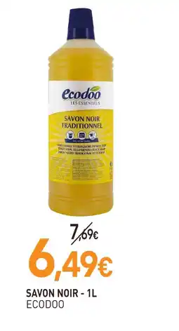 naturéO Ecodoo savon noir - 1l offre