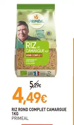 naturéO Primeal riz rond complet camargue offre