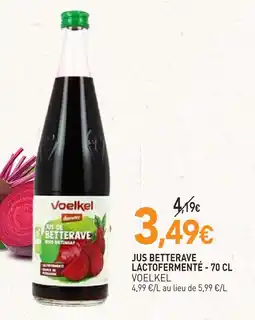 naturéO Voelkel jus betterave lactofermenté - 70 cl offre