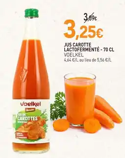 naturéO Voelkel jus carotte lactofermenté - 70 cl offre