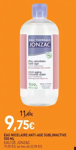 naturéO Eau de jonzac eau micellaire anti-age sublimative 500 ml offre