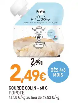 naturéO Popote gourde colin - 60 g offre