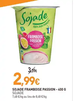 naturéO Sojade framboise passion offre