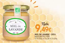 naturéO Maison peltier miel de lavande - 250 g offre