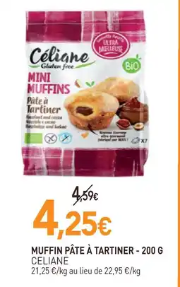 naturéO Celiane muffin pâte à tartiner - 200 g offre