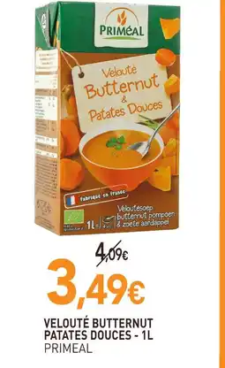 naturéO Priméal velouté butternut patates douces offre