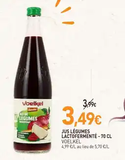 naturéO Voelkel jus de légumes lactofermenté - 70 cl offre