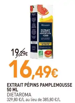 naturéO Dietaroma extrait pépins pamplemousse - 50 ml offre