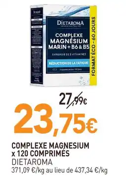 naturéO Dietaroma complexe magnésium x 120 comprimés offre