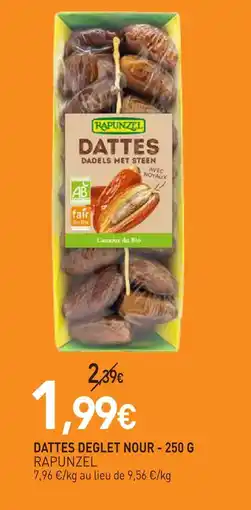 naturéO Rapunzel dattes deglet nour offre