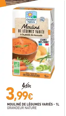 naturéO Grandeur nature mouliné de légumes variés - 1l offre