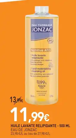 naturéO Eau de jonzac huile lavante relipidante offre
