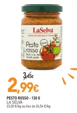 naturéO La selva pesto rosso - 130 g offre