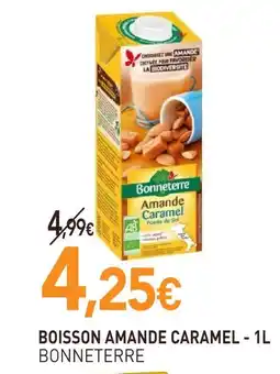 naturéO Bonneterre boisson amande caramel - 1 l offre