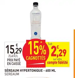 naturéO Sereaum séreaum hypertonique - 600 ml offre