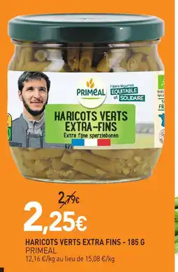 naturéO Primeal haricots verts extra fins - 185 g offre